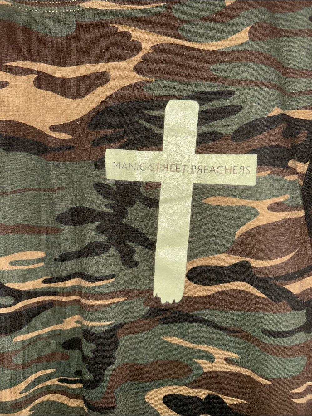 Vintage manic street preachers tour shirt
